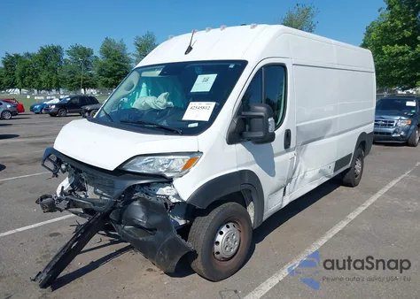 2023 Ram Promaster 2500 High Roof 159 Wb from USA, damaged, VIN 3C6LRVDG0PE598705